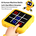 AI Electronic Chess & Tic Tac Toe Set-Educational Brain Teaser, Perfect Gift for Kids & Family Game Night